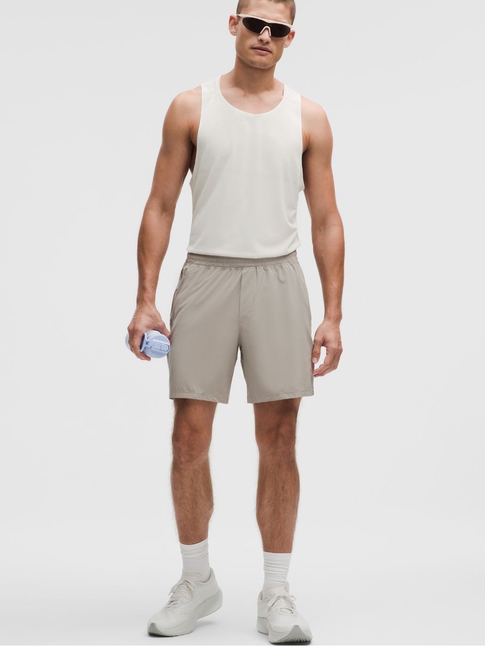 Lululemon Pace Breaker 7” Inseam Linerless Men’s XL Khaki Running Gym
